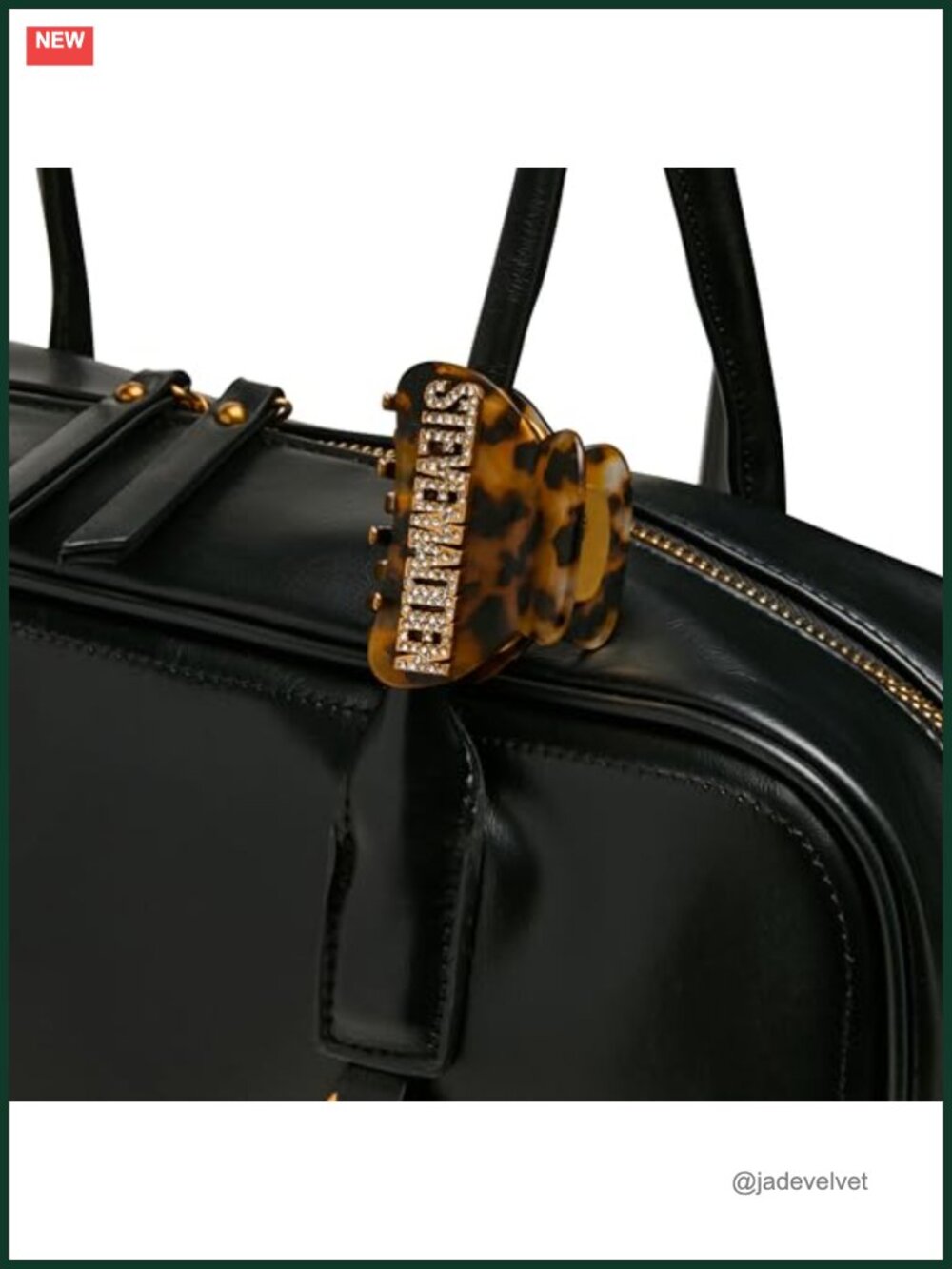 Faux Leather Satchel Handbag with Zipper Pockets Shoulder Bag - Picture 4 of 6